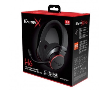 Słuchawki nauszne Creative Sound BlasterX H6
