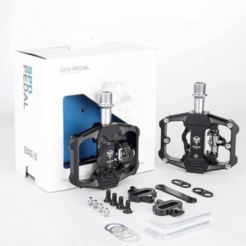 ПЛАТФОРМА ПЕДАЛИ ДЛЯ ВЕЛОСИПЕДА MTB с SPD, двусторонние