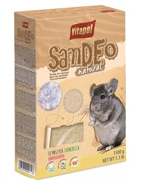 VITAPOL PIASEK DO KĄPIELI DLA SZYNSZYLI 1,5KG