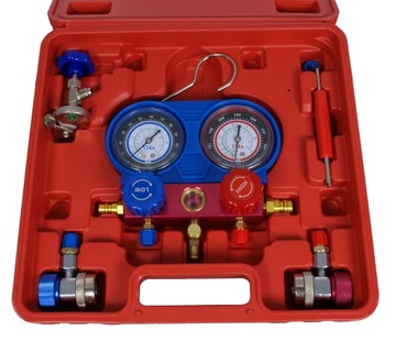 S-AC134A КОМПЛЕКТ ДЛЯ ПРОВЕРКИ УТЕЧЕК И ЗАПРАВКИ ТЕСТЕРА КОНДИЦИОНЕРА ВОЗДУХА