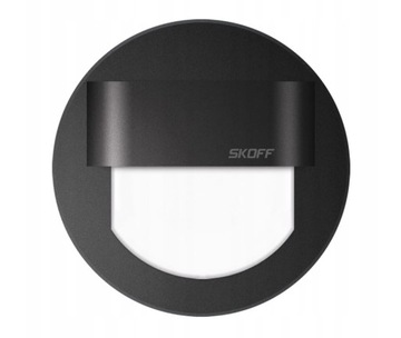 Oprawa RUEDA 0,8W LED 10V IP66 czarna 4000K ogrodzenie sauna