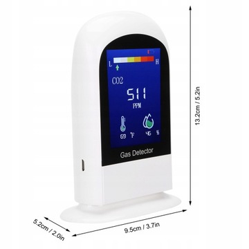 Монитор качества воздуха 3 в 1 угарного газа