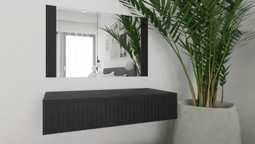 Туалетный столик консоль письменный шкаф RIVA 80 OLIVE GREEN пазы ящик