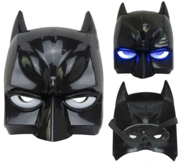 MASKA BATMAN ŚWIECĄCA LED SUPERBOHATER,uniwersalny