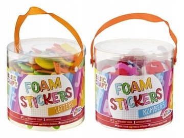 NAKLEJKI Z PIANKI NAKLEJKI LITERKI DLA DZIECI