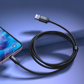 USB-КАБЕЛЬ МОЛНИЯ 1,2 М QC. 3.0 БЫСТРАЯ ЗАРЯДКА