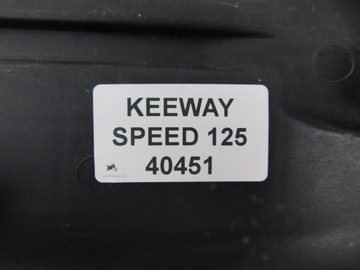 KEEWAY SPEED 125 SIEDZENIE KANAPA FOTEL