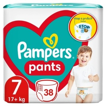Pampers Pieluchomajtki Jumbo Packs 7 - 38 szt