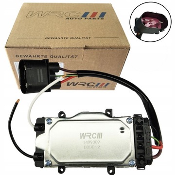 Sterownik MODUŁ WENTYLATORA Audi A6 C6 krótki kabel PRAWY 1137328229