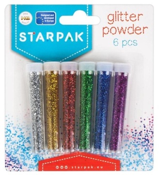 BROKAT SYPKI 6 KOLORÓW, STARPAK
