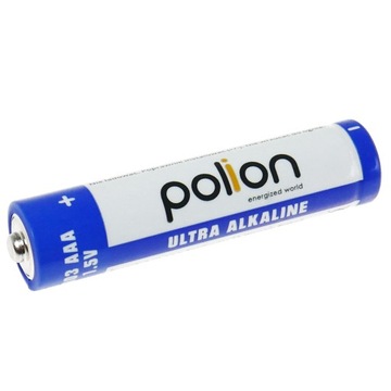 Baterie Polion AAA / paluszek 1,5V LR03 Ultra Alkaline do pilota