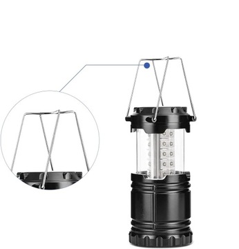 КЕМПИНГОВАЯ ЛАМПА×2 LED, СКЛАДНАЯ ДЛЯ ПОДВЕСКИ, 5 Вт