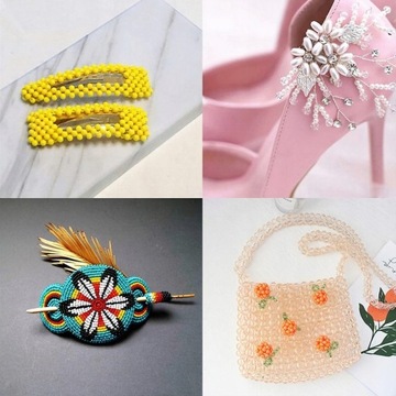 КРЕАТИВНЫЙ НАБОР УКРАШЕННЫХ БИСЕРОВ ДЛЯ ИЗГОТОВЛЕНИЯ БРАСЛЕТОВ ИЗ БИСЕРОВ своими руками