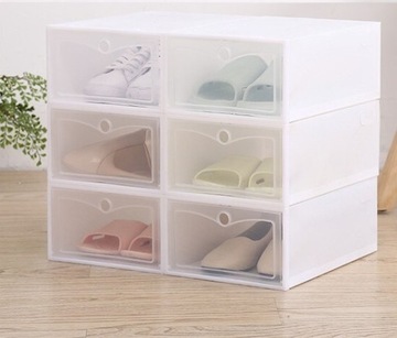 10 ЯЩИКОВ-ОРГАНИЗАТОРОВ ДЛЯ ОБУВИ С КЛАПАНОМ ДЛЯ ХРАНЕНИЯ ОБУВИ