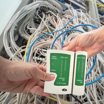 СЕТЕВОЙ ТЕСТЕР СТРИППЕР ОБЖИМНЫЕ ЗАГЛУШКИ RJ45 КОМПЛЕКТ КОРПУСА