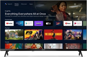 Sharp 32FH2EA 32-дюймовый HD-телевизор с ОС Android и Bluetooth со светодиодной подсветкой