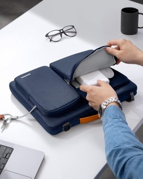 Портфель для ноутбука Tomtoc Defender-A42 (темно-синий) MacBook Pro/Max 14 дюймов