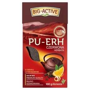 HERBATA LIŚCIASTA BIG-ACTIVE PU-ERH CYTRYNA 100G