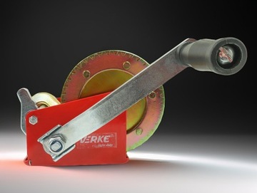 РУЧНАЯ ТРОСОВАЯ ЛЕБЕДКА С РУКОЯТОЧНОЙ ЛЕБЕДКОЙ 454 кг ТРОС 10М ЖЕСТКИЙ