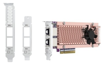 QNAP QM2-2P410G2T СЕРИЯ QM2, 2 разъема PCIE 2280 M.2