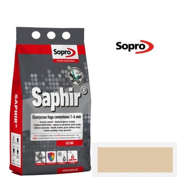 Sopro fuga ELASTYCZNA SAPHIR ANEMON 35 2kg