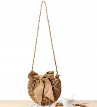 Плетеная сумка через плечо BOHO THAI BOWL BASKET