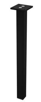 ALUMINIOWA NOGA DO STOŁU STOLIKA H 400 MM CZARNA