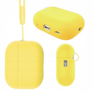 AIRPODS PRO 2 GEN ETUI POKROWIEC DO APPLE OCHRONNE ODPORNE SILIKONOWE KOLOR