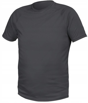 HOGERT T-SHIRT MĘSKI GRAFITOWY KOSZULKA MĘSKA BAWEŁNIANA JAKOŚĆ SPORTOWA XL