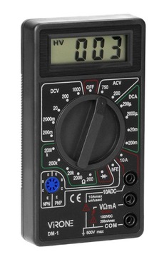 УНИВЕРСАЛЬНЫЙ ИЗМЕРИТЕЛЬ, МУЛЬТИМЕТР VIRONE DM-1