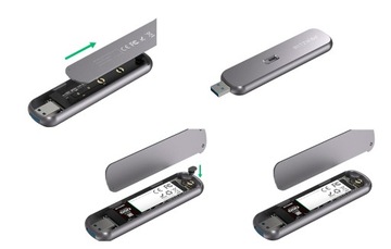 КОРПУС ДЛЯ SSD-НАКОПИТЕЛЯ M.2 BLITZWOLF B-KEY SATA USB-C