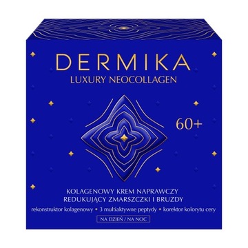 Dermika Luxury Neocollagen 60+ kolagenowy krem naprawczy do redukcji zmarsz