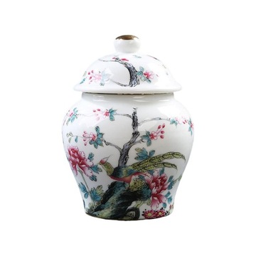Chiński ceramiczny słoik imbiru w stylu porcelany