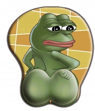Anime sad frog game podkładka pod mysz 3D