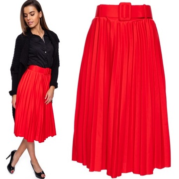 802___ПЛИССИРОВАННАЯ ЮБКА, РЕМЕНЬ С ЛАСТИКОЙ