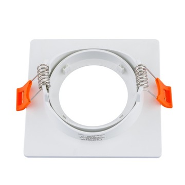 ГАЛОГЕН Встраиваемый светильник GU10 для подвижного потолка квадратный белый VENTUS