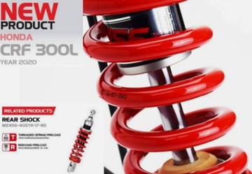 ЗАДНИЙ АМОРТИЗАТОР РЕГУЛИРУЕМЫЙ YSS HONDA CRF 300 L CRF300L 2021 - 2023