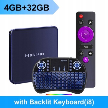 H96 MAX V12 TV Box Android 12 Rockchip RK3318 WIFI