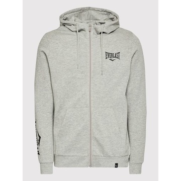 EVERLAST ROZPINANA BLUZA Z KAPTUREM SZARA - XXL