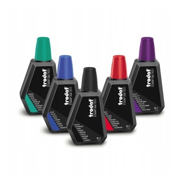 Tusz do pieczątek stempli TRODAT 28ml 7011 czerw.