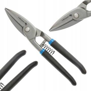 NOŻYCE DO BLACHY 250 MM PROSTE HOGERT HT3B506