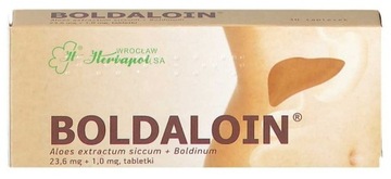 BOLDALOIN lek na trawienie niestrawność 30 tabl.