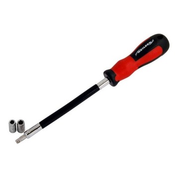 WKRĘTAK ELASTYCZNY Z NASADKAMI 6 7 8 MM 1/4''