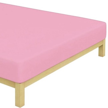Prześcieradło Jersey do łóżeczka dziecięcego - 70 x 140 cm - różowe
