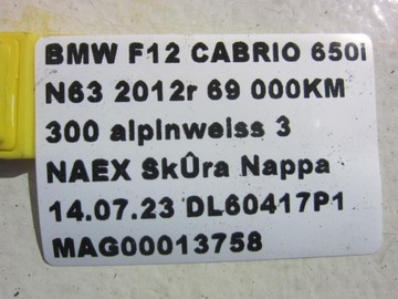 BMW F10 F01 F06 N63 ULOŽENÍ MOTORU 22116851264