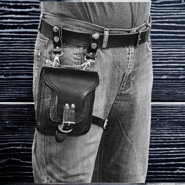 Поясная сумка на бедро и ногу SP31 Черный