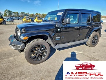 Jeep Wrangler IV 2022 Jeep Wrangler Unlimited Sahara 4xe, 2.0L R-4 375KM, od ubezpieczalni 2.0
