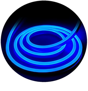 Taśma LED NEON Mono 12V na metry 5/12mm NIEBIESKI