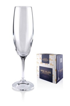 Komplet 6 kieliszków 220 ml do szampana Bohemia kr