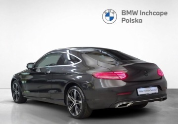 Mercedes Klasa C W205 Coupe Facelifting 2.0 300 258KM 2021 Mercedes-Benz Klasa C 4MATIC Coupe, Panoramiczny dach, Kamera 360, Burmest, zdjęcie 20
